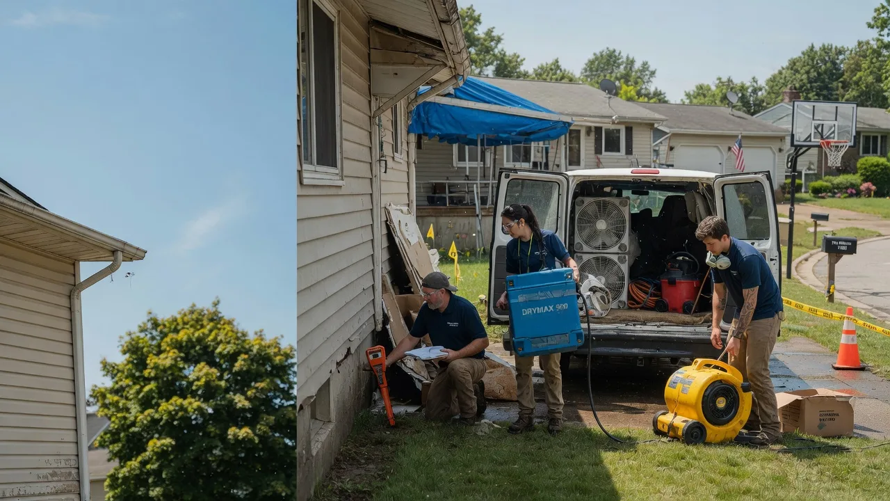 Ceiling Leak Cleanup in Readstown, WI near me